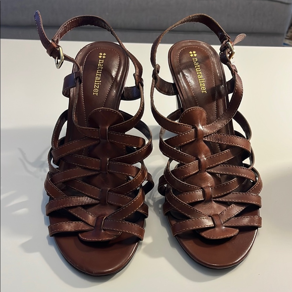 Naturalizer "Imagine" Women's Brown Strappy Sandals